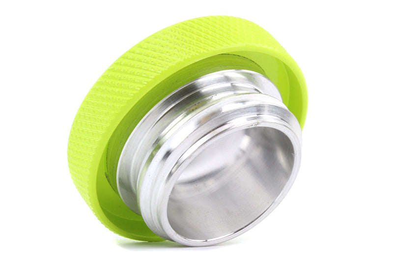 Perrin Performance PERRIN Crosstrek BRZ FR-S GR86 GR86 Oil Fill Cap - Neon Yellow for 02-26 Subaru WRX/STI/Impreza - view 3