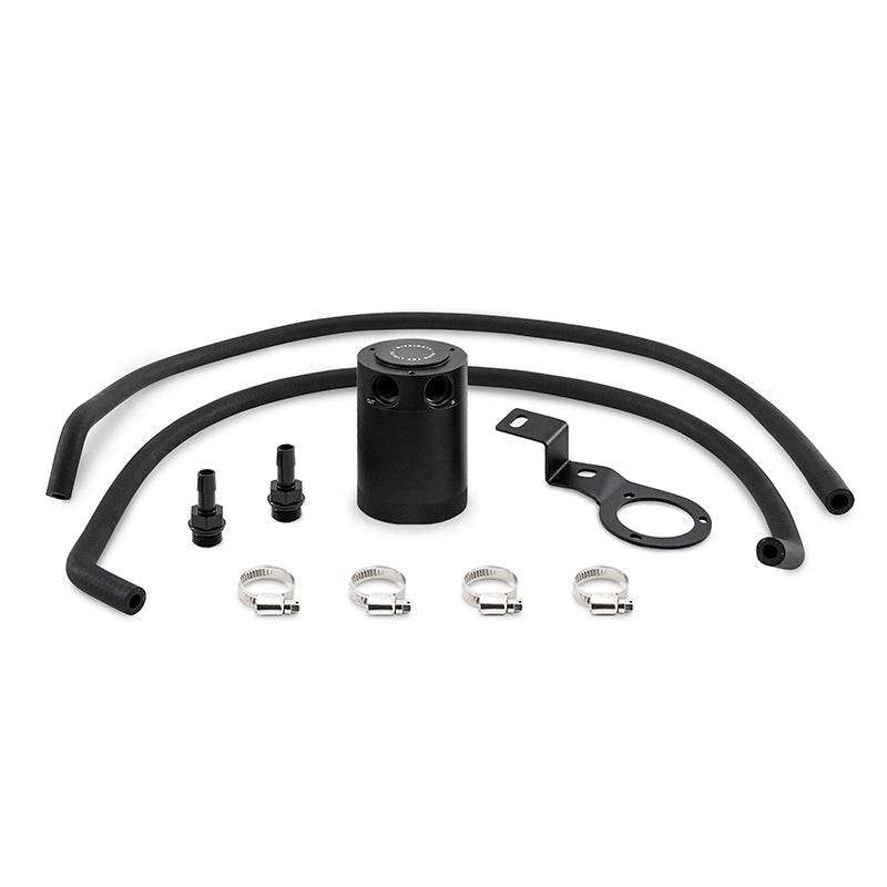 Mishimoto PVC Side Baffled Oil Catch Can - Black for 15-16 Subaru WRX