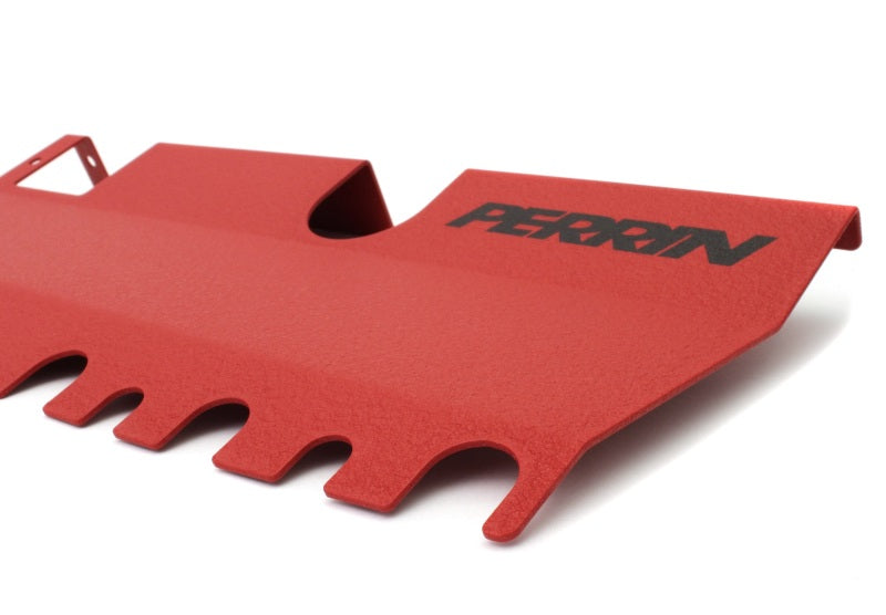 Perrin Performance PERRIN Radiator Shroud - Red for 15-21 Subaru WRX/STI - view 4