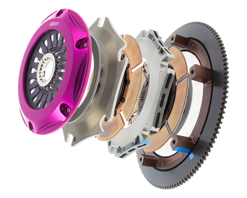Exedy Hyper Twin Cerametallic Clutch Sprung Disc Pull Type for 2004-2014 Subaru WRX/STI/Impreza - view 2