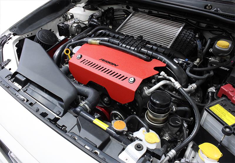 Perrin 15+ Subaru WRX Red Pulley Cover For FA DIT Engines