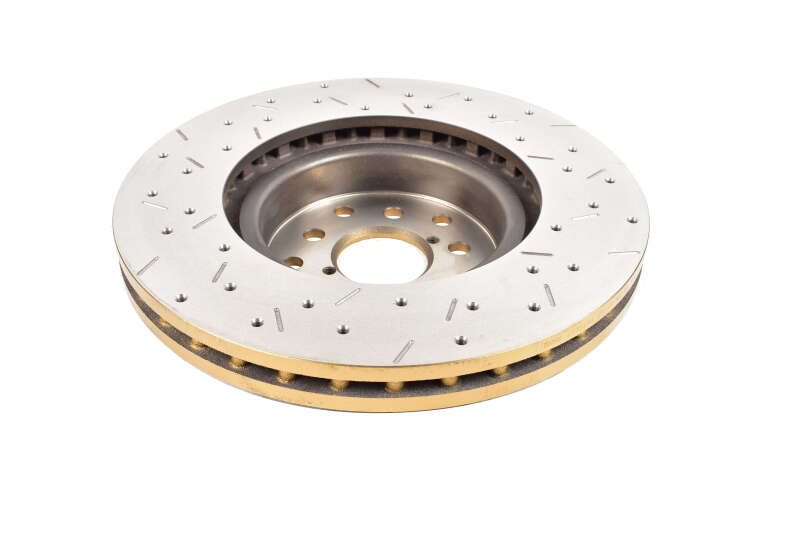 DBA Front Drilled Slotted 4000 Series Rotor for 05-08 Subaru Legacy GT - view 2