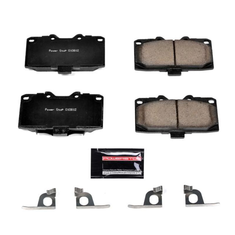 PowerStop Power Stop Front Z23 Evolution Sport Brake Pads with Hardware for 06-07 Subaru Impreza