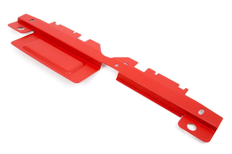 GrimmSpeed Outback Radiator Shroud with Tool Tray - Textured Red - view 2