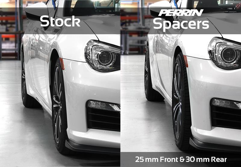 Perrin Performance PERRIN BRZ Toyota GR86 25mm Wheel Spacers 5x100 56mm CB - Pair for 02-14 Subaru WRX/STI - view 8