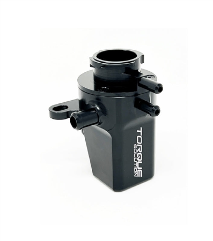 Torque Solution Coolant Expansion Tank: - Black for 02-07 Subaru WRX/STI/Forester XT