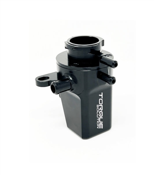 Torque Solution Coolant Expansion Tank: - Black for 02-07 Subaru WRX/STI/Forester XT