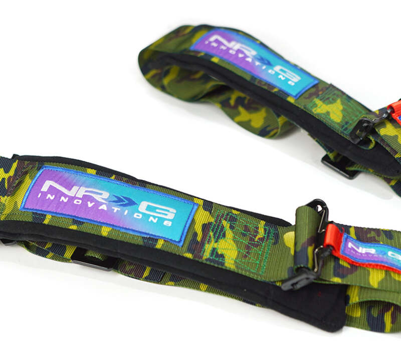 NRG 5PT 3in. Seat Belt Harness / Cam Lock - Pink