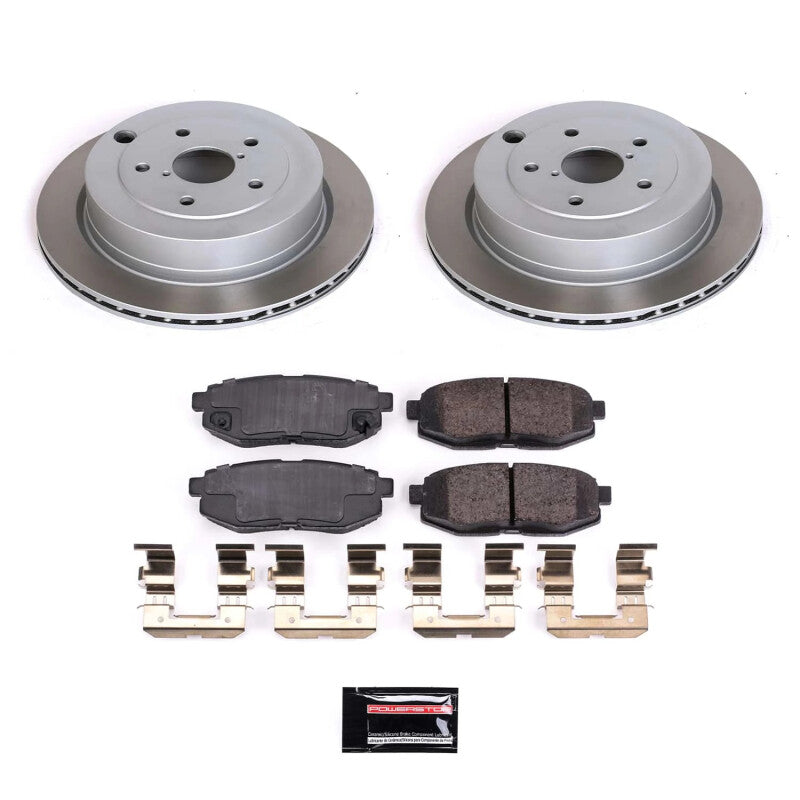PowerStop Power Stop Tribeca Rear Semi-Coated Rotor Kit