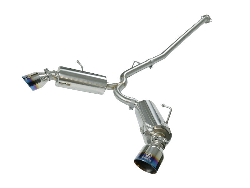 aFe Takeda Exhaust Axle-Back Scion FRS BRZ 304SS Blue Flame Dual Tips Exhaust