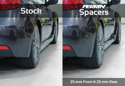 Perrin Subaru 5x100 25mm Wheel Spacers (One Pair)