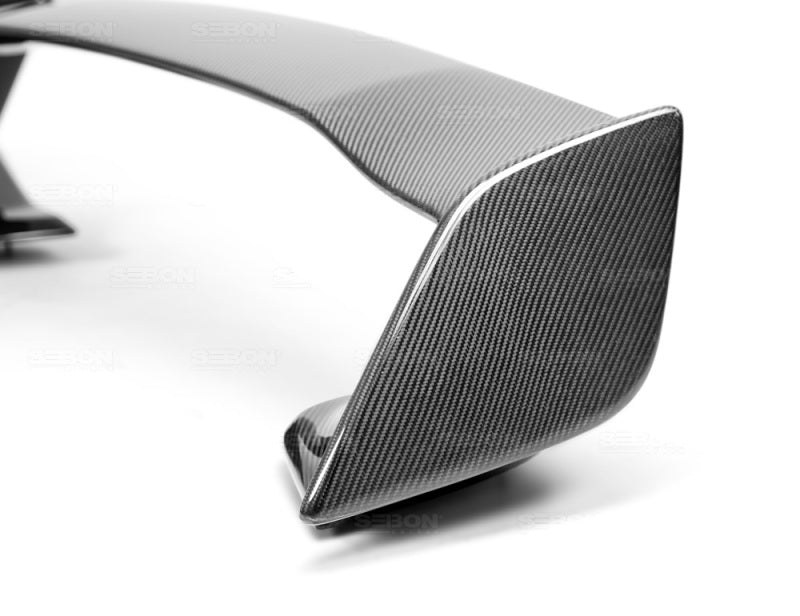 Seibon Style Carbon Fiber Rear Spoiler for 2015 Subaru WRX/STI - view 3
