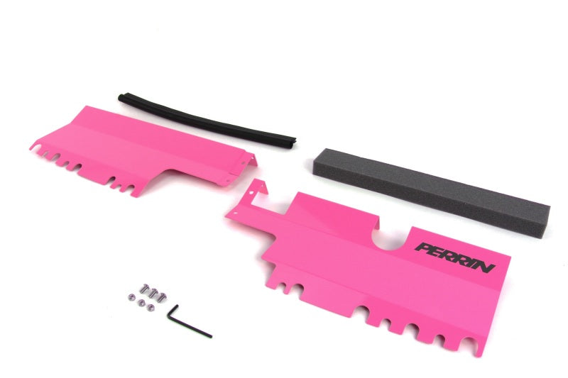 Perrin Performance PERRIN Radiator Shroud - Hyper Pink for 15-21 Subaru WRX/STI