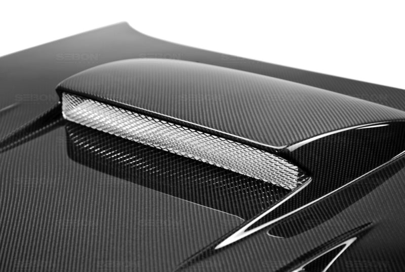 Seibon CWII Carbon Fiber Hood for 04-05 Subaru WRX/STI - view 3