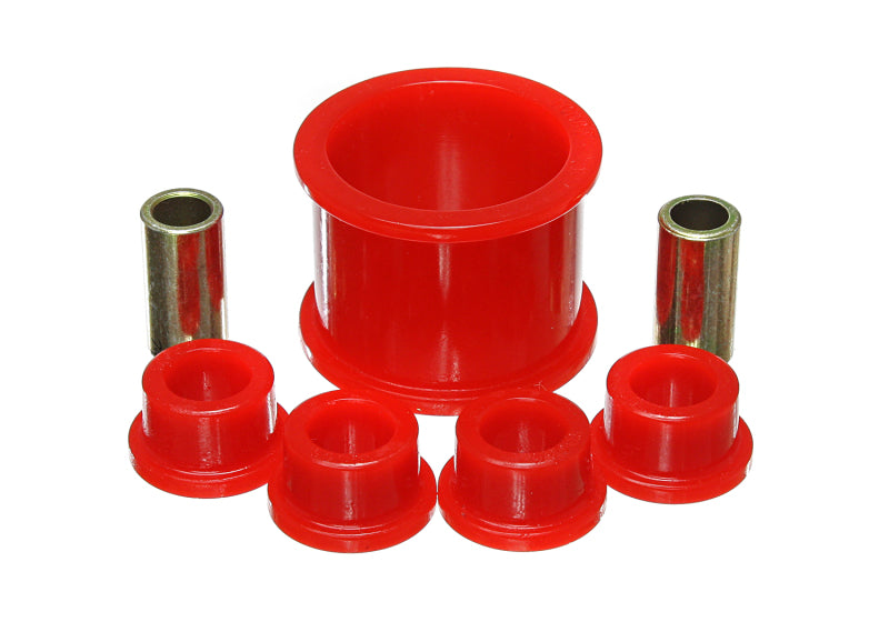 Energy Suspension Red Rack and Pinion Bushing Set for 08-14 Subaru WRX/Impreza - view 3