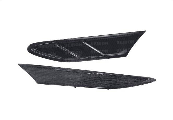 Seibon Carbon Fiber Fender Caps for 08-14 Subaru STI - view 7