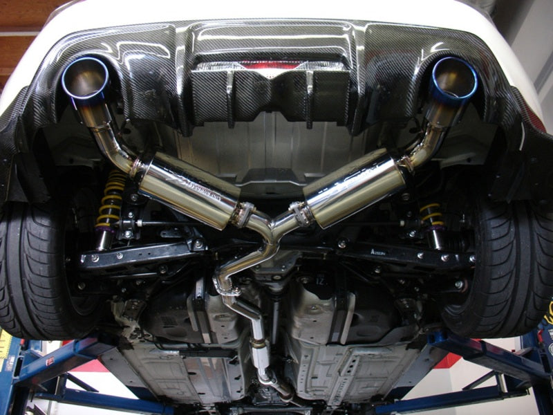 Injen BRZ Toyota 86 4cyl SS CB Exhaust with Dual Injen Embossed Muffler