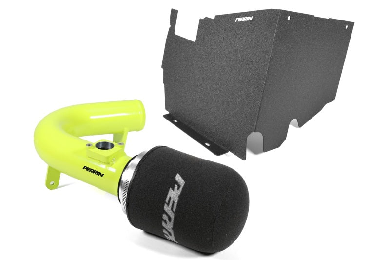 Perrin Performance PERRIN Cold Air Intake with Heatshield - Neon Yellow for 22-26 Subaru WRX - view 5