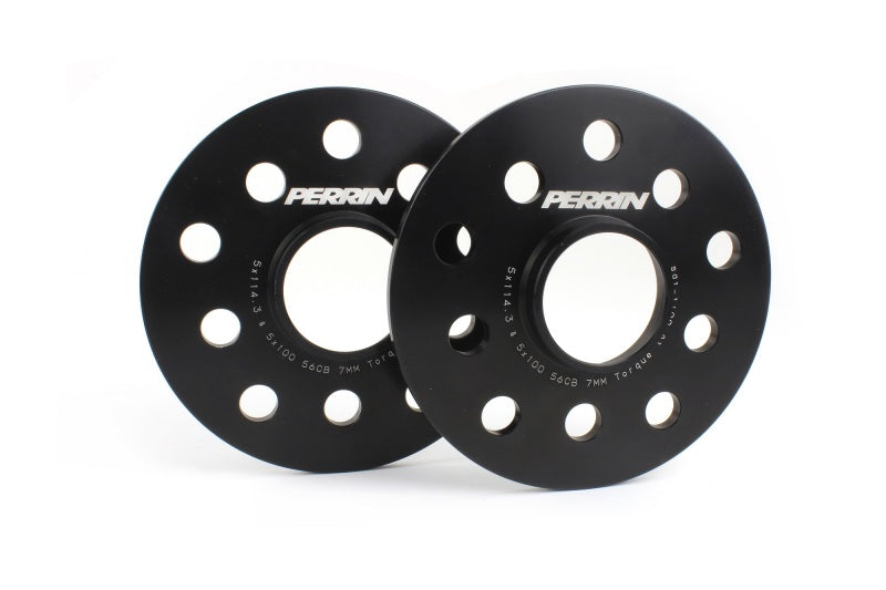 Perrin Performance PERRIN Toyota Scion 7mm Wheel Spacers 5x114.3 5x100 56mm CB - Pair
