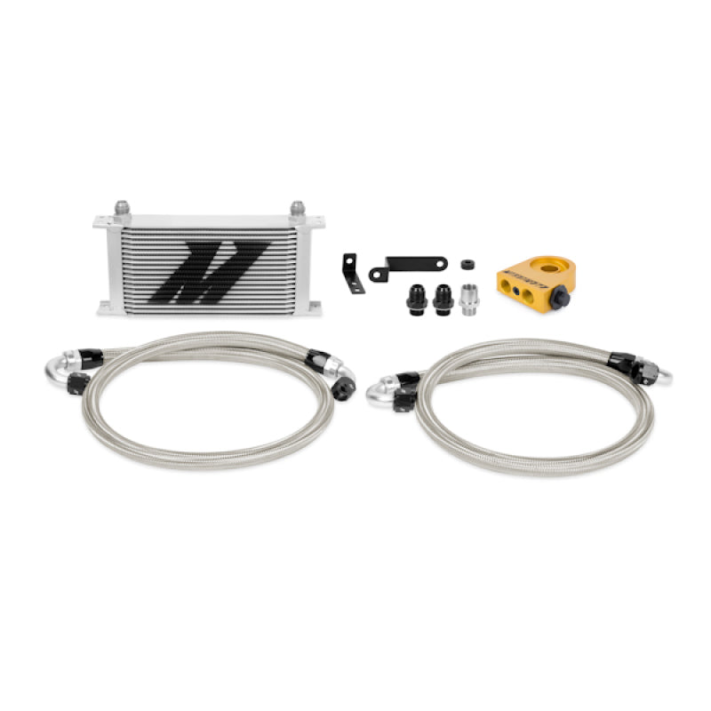 Mishimoto Thermostatic Oil Cooler Kit - Silver for 08-14 Subaru WRX/STI - view 2