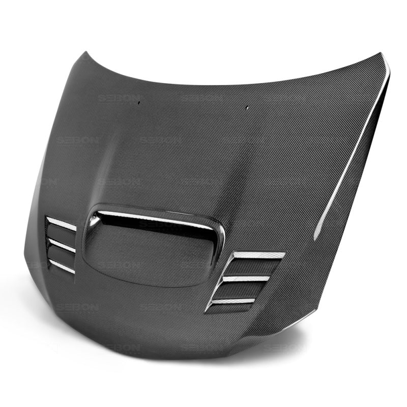 Seibon CWII-style Carbon Fiber Hood for 08-09 Subaru WRX/STI - view 9