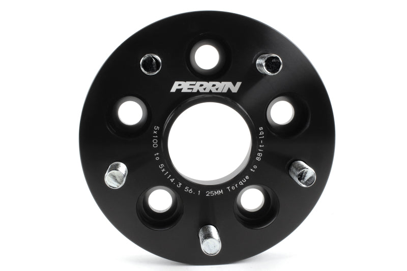 Perrin Performance PERRIN Toyota Scion 25mm Wheel Adapter 5x100 to 5x114.3 with 56mm Hub - Pair - view 3