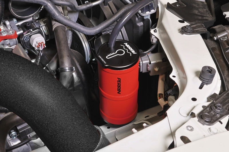 Perrin Performance PERRIN BRZ GR86 FRS 86 Coolant Overflow Tank - Red for 02-26 Subaru WRX/STI - view 9