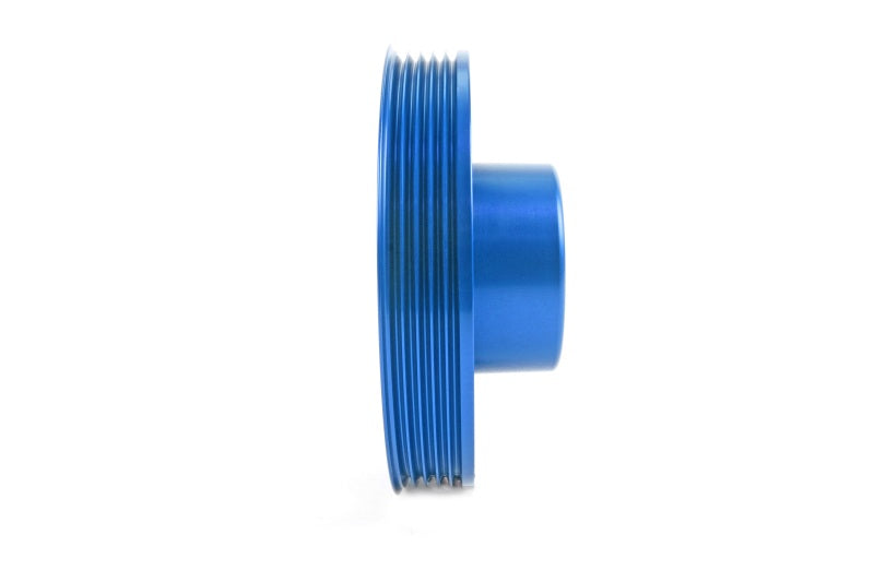 Perrin Performance PERRIN Lightened Crank Pulley - Blue for 93-14 Subaru WRX/STI/Impreza - view 3