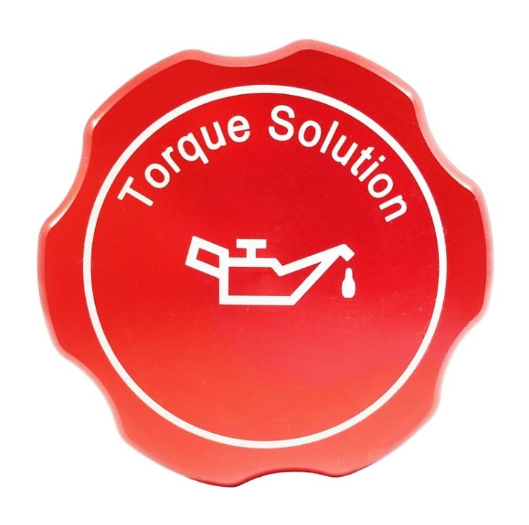 Torque Solution Billet Oil Cap 89+ - Red - view 2