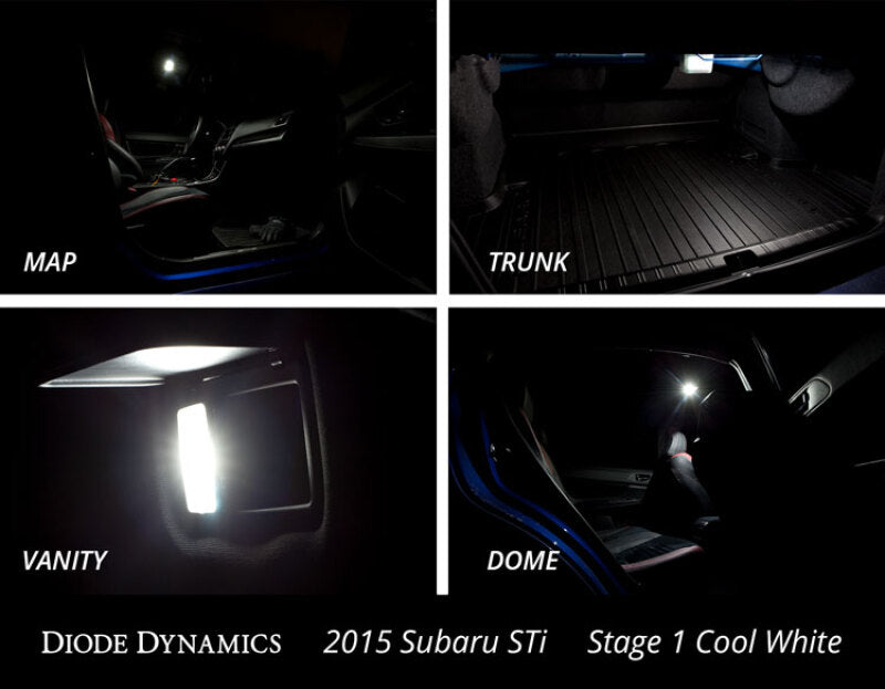 Diode Dynamics Interior Light Kit Stage 2 - Blue for 15-19 Subaru WRX - view 4