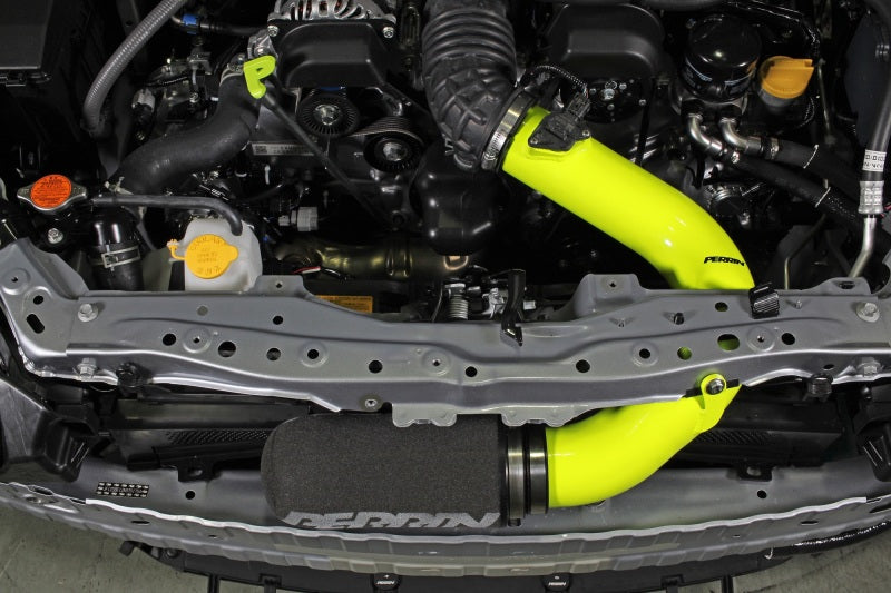Perrin Performance PERRIN BRZ Toyota GR86 Cold Air Intake - Neon Yellow - view 9