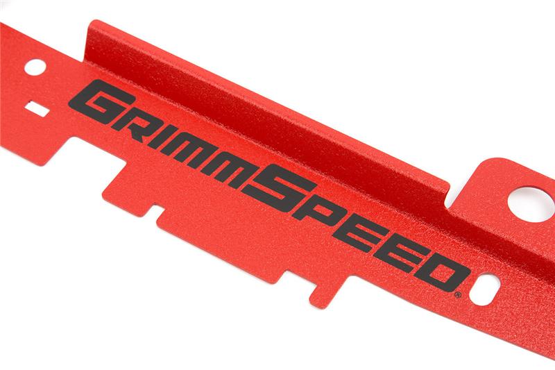 GrimmSpeed Outback Radiator Shroud with Tool Tray - Textured Red - view 3