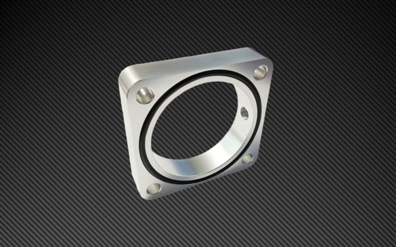 Torque Solution Throttle Body Spacer + BRZ Scion FR-S - Silver