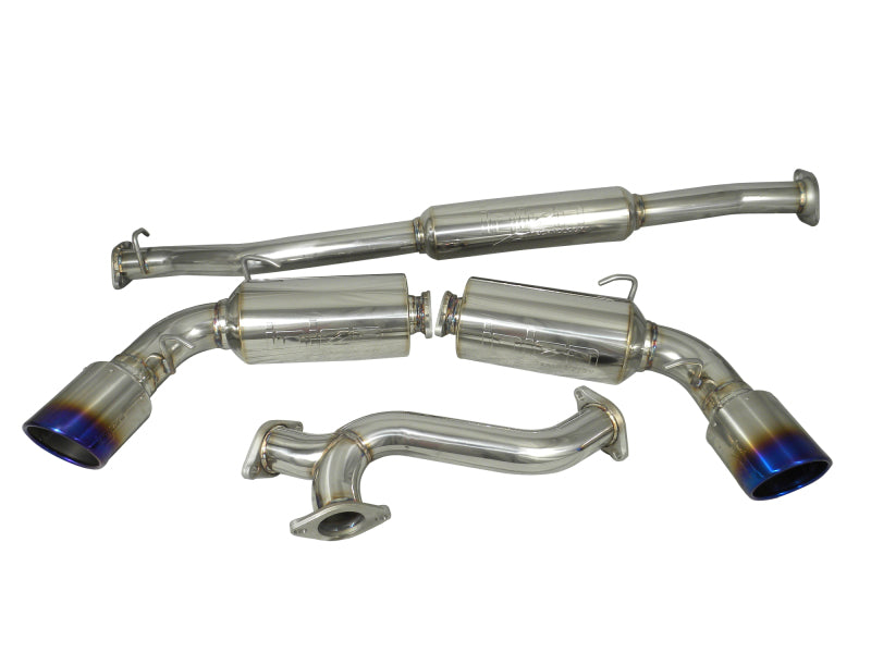 Injen BRZ Toyota 86 4cyl SS CB Exhaust with Dual Injen Embossed Muffler - view 4