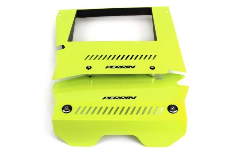 Perrin Performance PERRIN Engine Cover Kit - Neon Yellow for 15-21 Subaru WRX - view 2