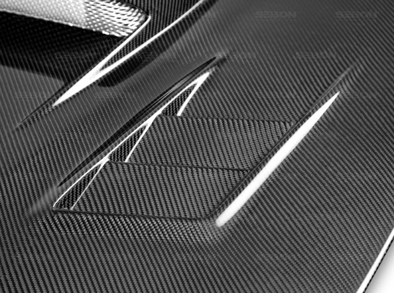 Seibon CWII Carbon Fiber Hood for 06-07 Subaru WRX/STI - view 5