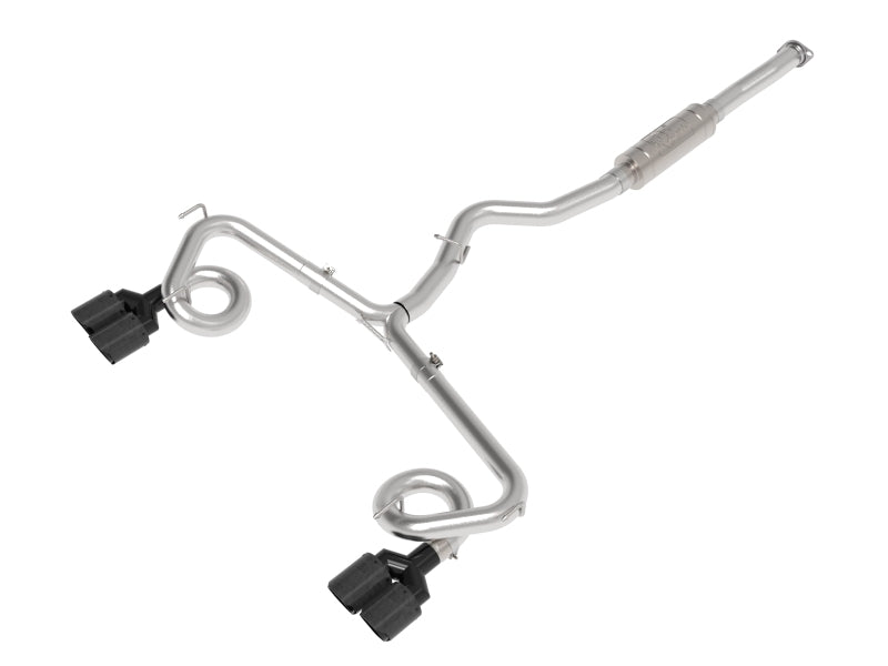 aFe Takeda 3in to 2-1 2in Stainless Cat-Back Exhaust Crbn Fiber Tip for 15-21 Subaru WRX/STI