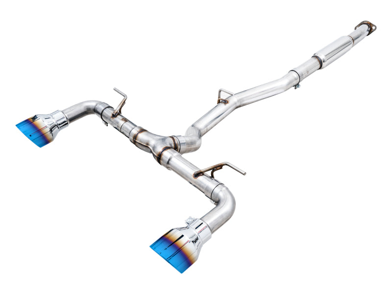AWE Tuning AWE Track Edition Exhaust for BRZ Toyota GR86 Toyota 86 Scion FR-S - Vapor Blue Tips