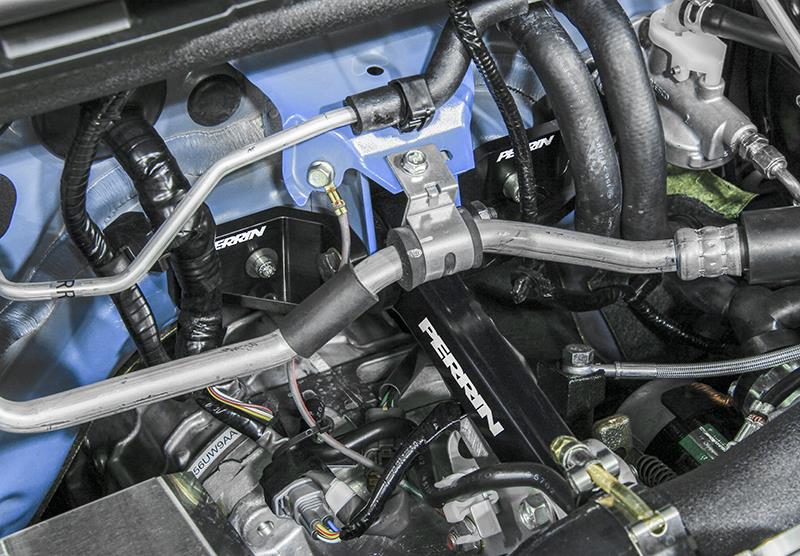 Perrin Performance PERRIN Pitch Stop Mount Firewall Brace - Black for 15-21 Subaru WRX/STI/Impreza - view 9