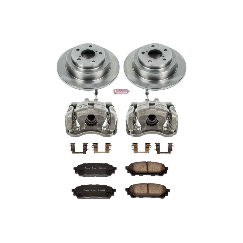 PowerStop Power Stop Saab 9-2X Rear Autospecialty Brake Kit with Calipers