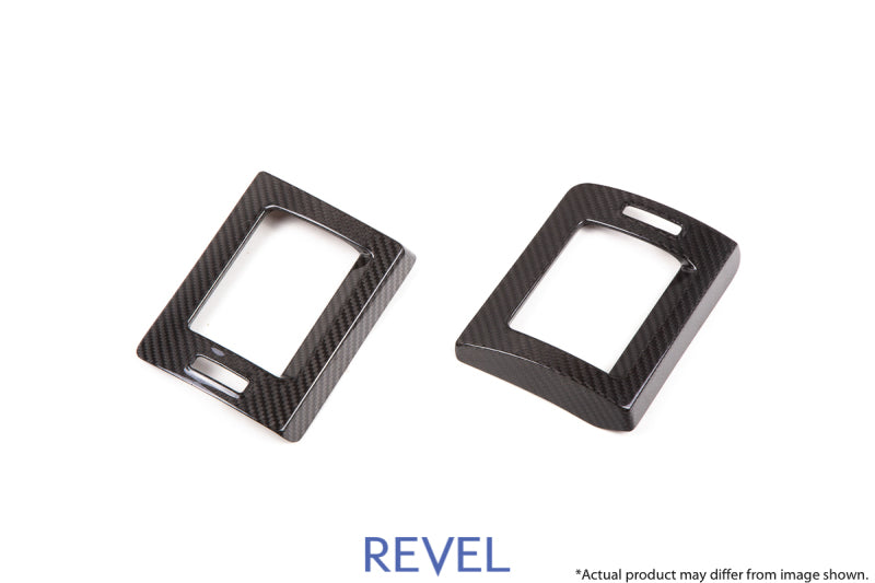Revel GT Dry Carbon A C Covers - 2 Pieces for 15-18 Subaru WRX/STI