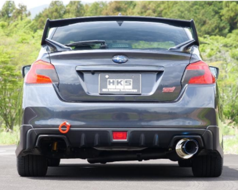HKS Hi-Power MUFFLER Single US for 2015 Subaru WRX/STI