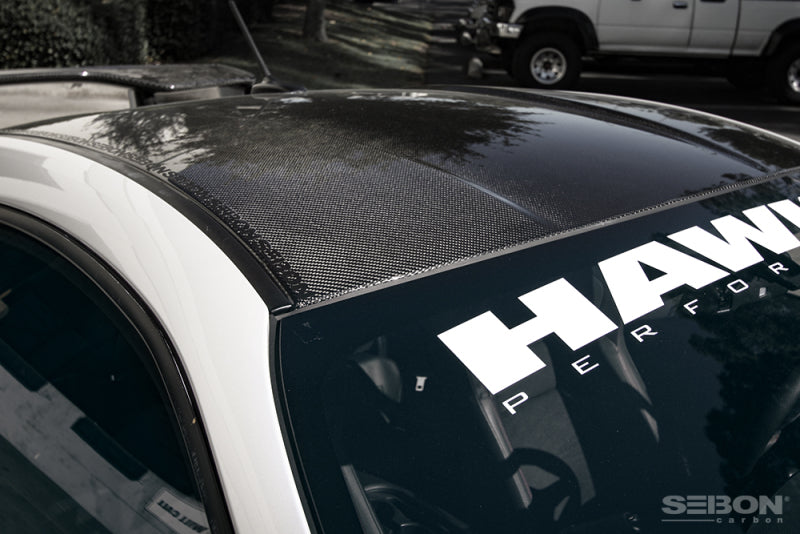 Seibon BRZ Scion FR-S Carbon Fiber Gloss Finish Roof Cover - view 5