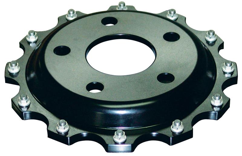 DBA + Front Slotted 5000 Series Replacement Rotor Rings for 2004 Subaru STI - view 4