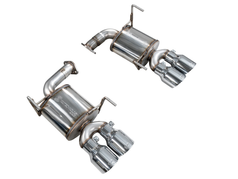 AWE Tuning VB Touring Edition Axle-Back Exhaust - Chrome Silver Tips for 22-25 Subaru WRX - view 4