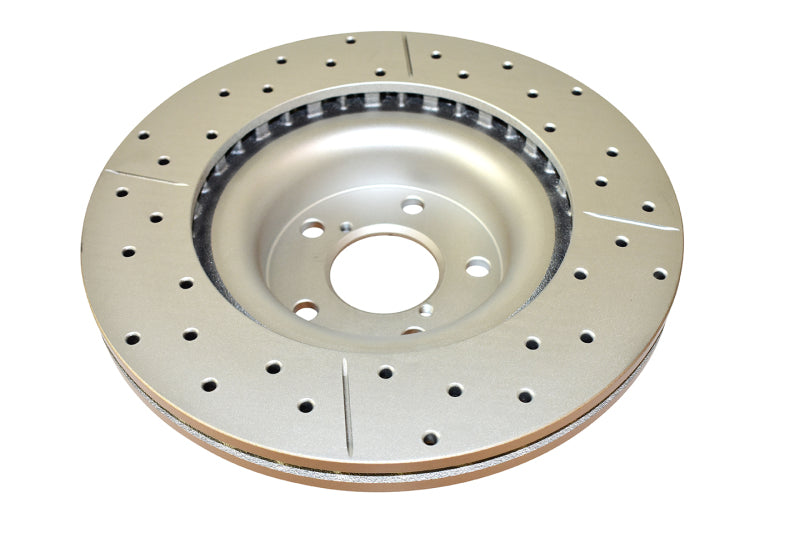 DBA 12+ Scion BRZ FR-S Limited Premium Front Drilled Slotted Street Series Rotor - view 4