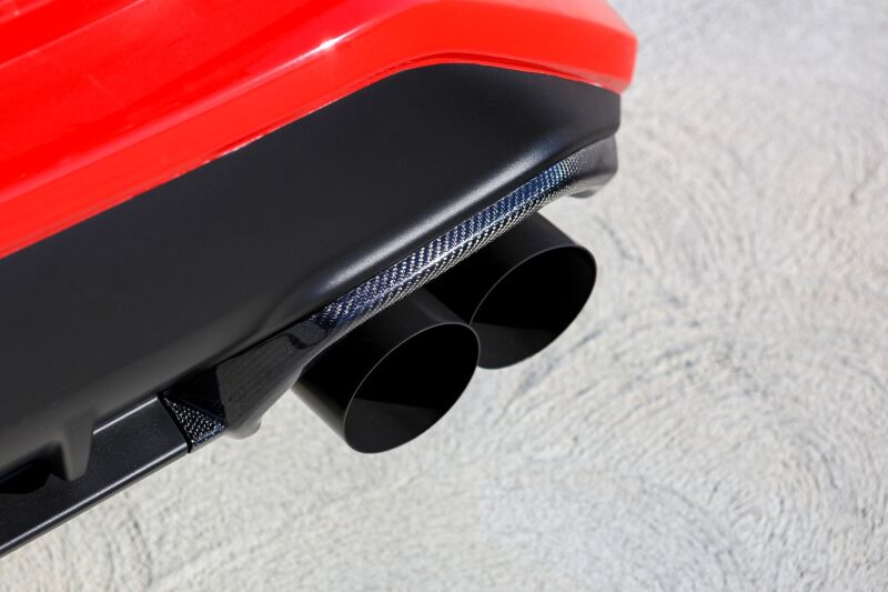 Remark RMK Designs 22+ Carbon Fiber Exhaust Finisher - Gloss Finish for Subaru WRX - view 3