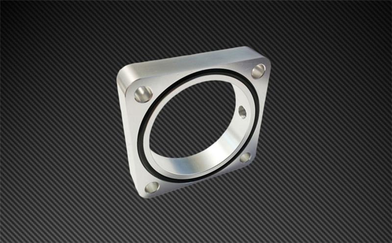 Torque Solution Throttle Body Spacer + BRZ Scion FR-S - Silver - view 2