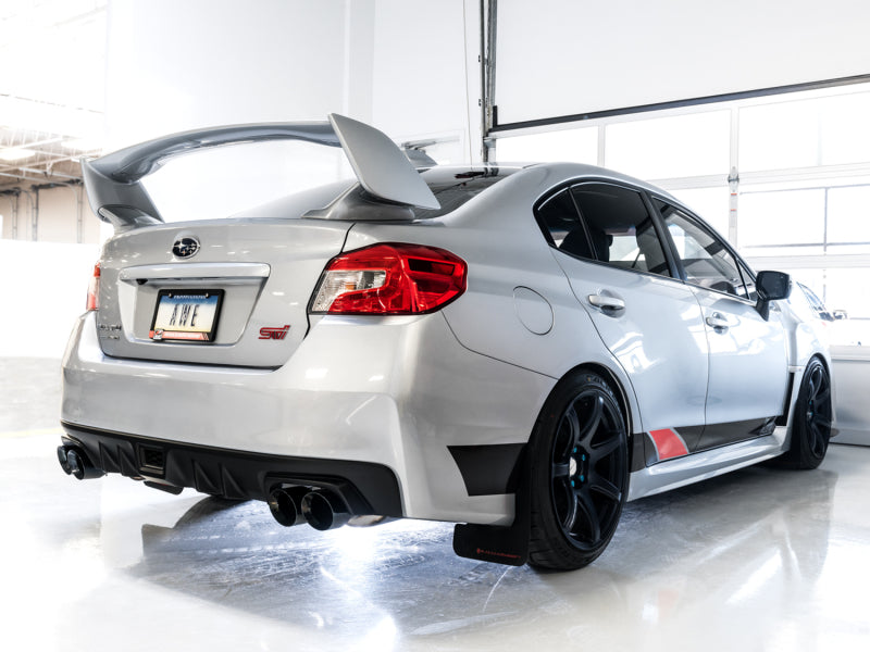 AWE Tuning VA GV GV Sedan Touring Edition Exhaust - Diamond Black Tip for Subaru WRX/STI - view 5