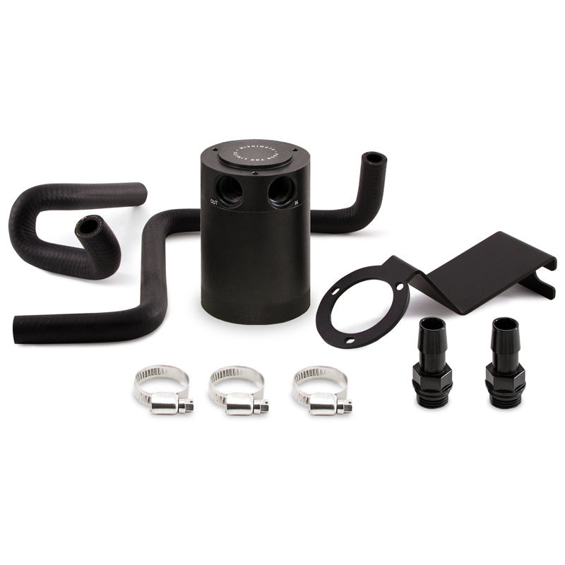 Mishimoto + BRZ + Toyota 86 Scion FR-S Baffled Oil Catch Can Kit - Black